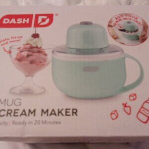 Dash My mug Ice Cream Maker- Aqua new in box
